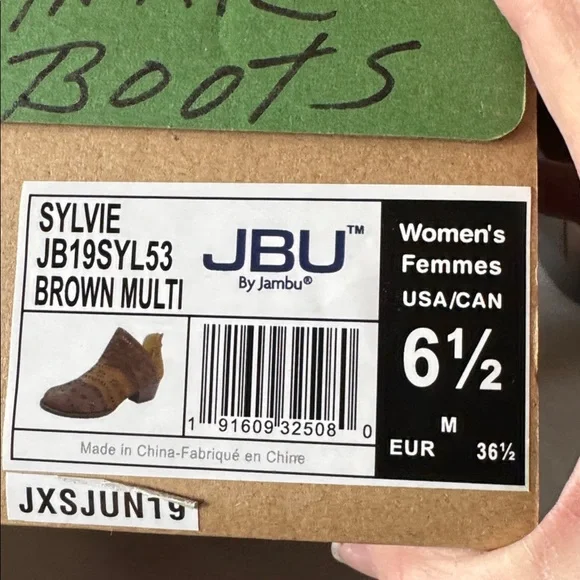 New Never Worn Jambu Dark Brown Cutout Ankle Booties - Picture 7 of 8